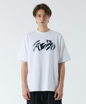 [UNISEX] 오버핏 코튼 숏 슬리브 - 화이트