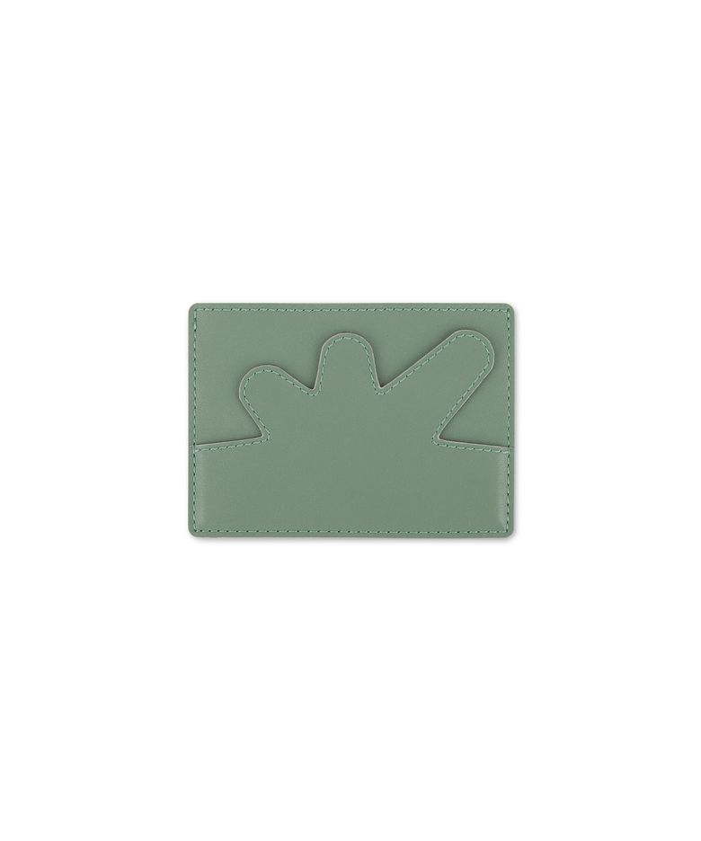 Daybreak Leather Card Wallet Green