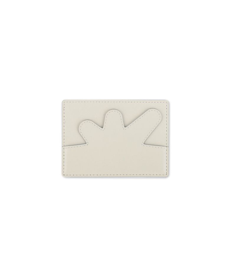 Daybreak Leather Card Wallet Ivory