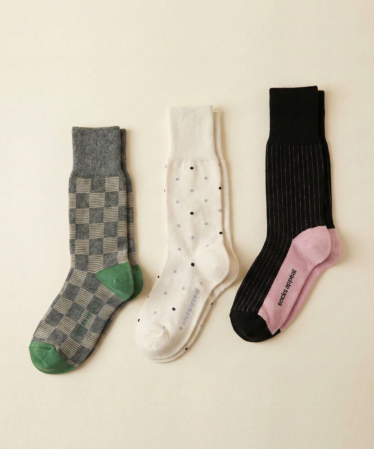 삭스어필(SOCKS APPEAL) loose band spring 3pack SET