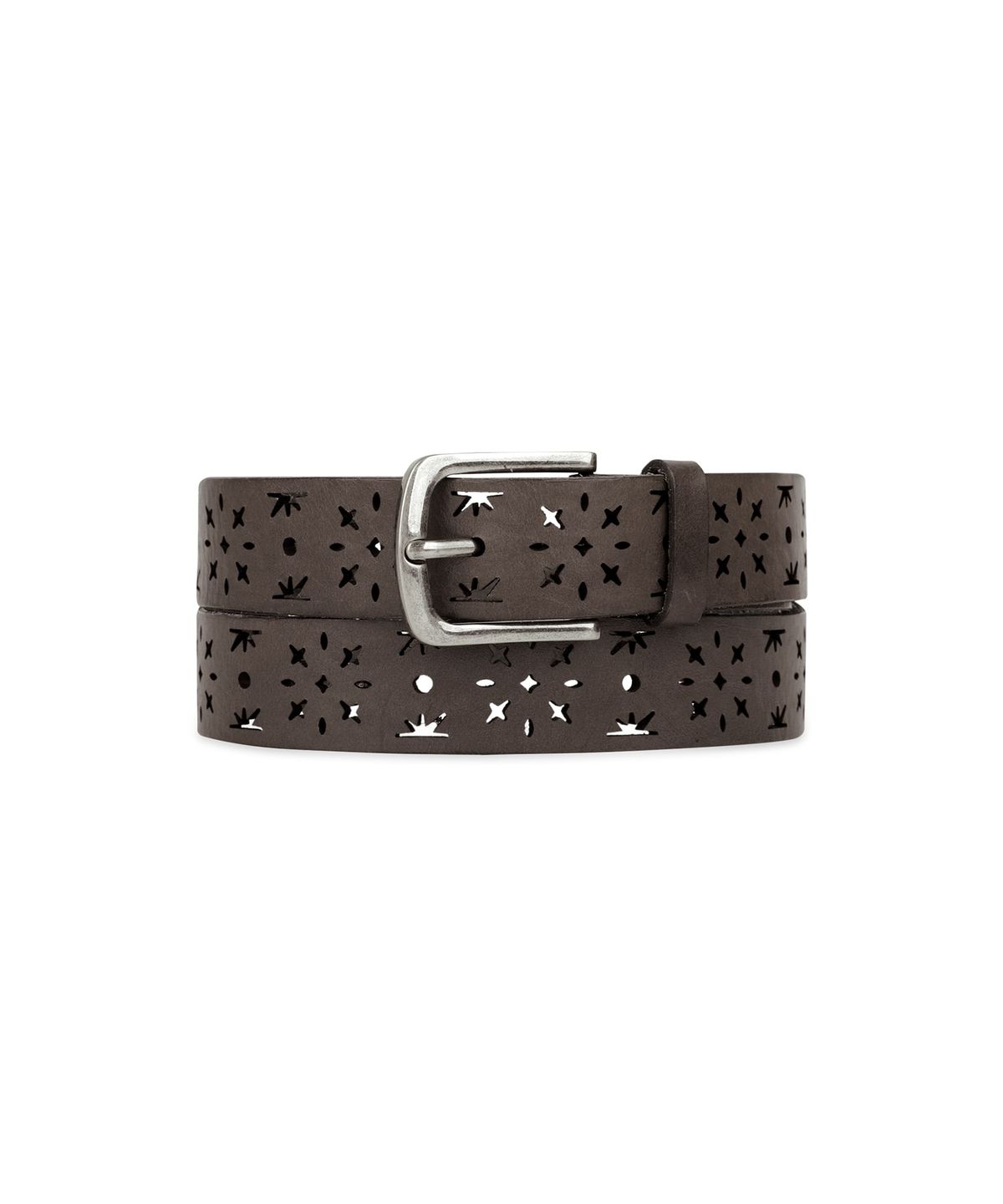 썬러브투어(SUNLOVETOUR) Punching Leather Belt Charcoal