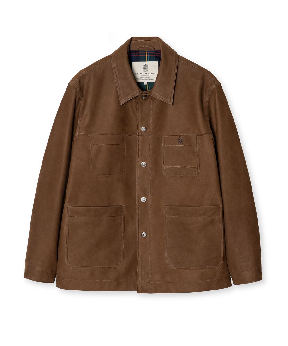 에든버러클럽(EDINBURGH CLUB) DENVER CHORE JACKET (BROWN)