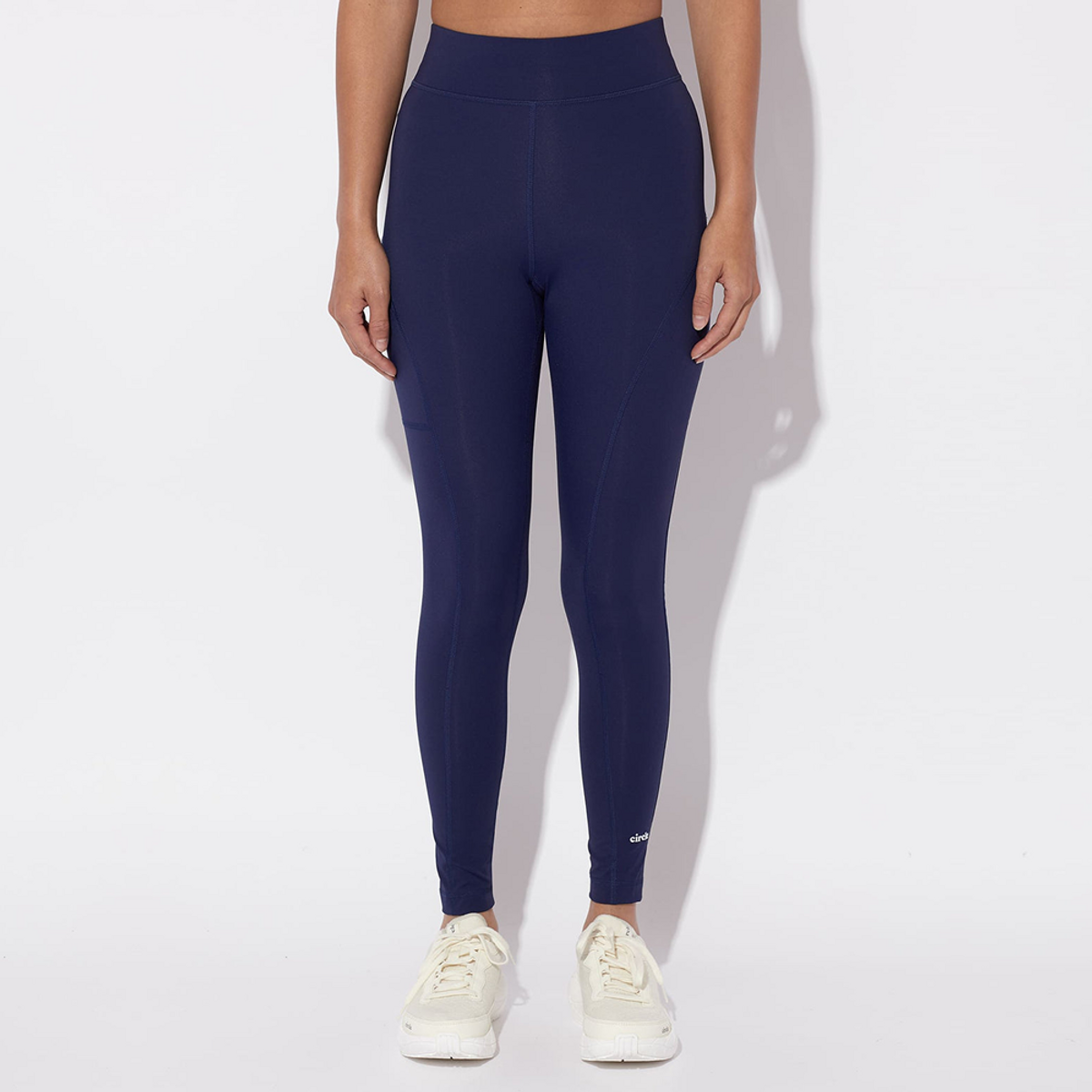 써클 스포츠웨어(CIRCLE SPORTSWEAR) 에센셜 겟 인 쉐이프 레깅스 네이비 여성