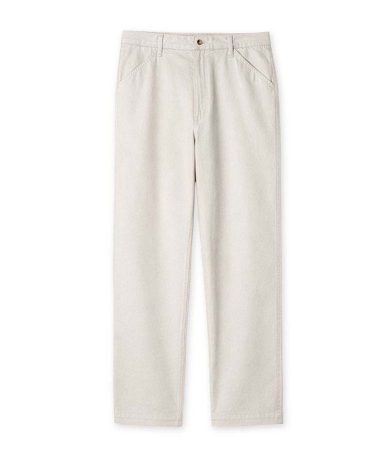 REGULAR-FIT CHINO PANTS (L/BEIGE)