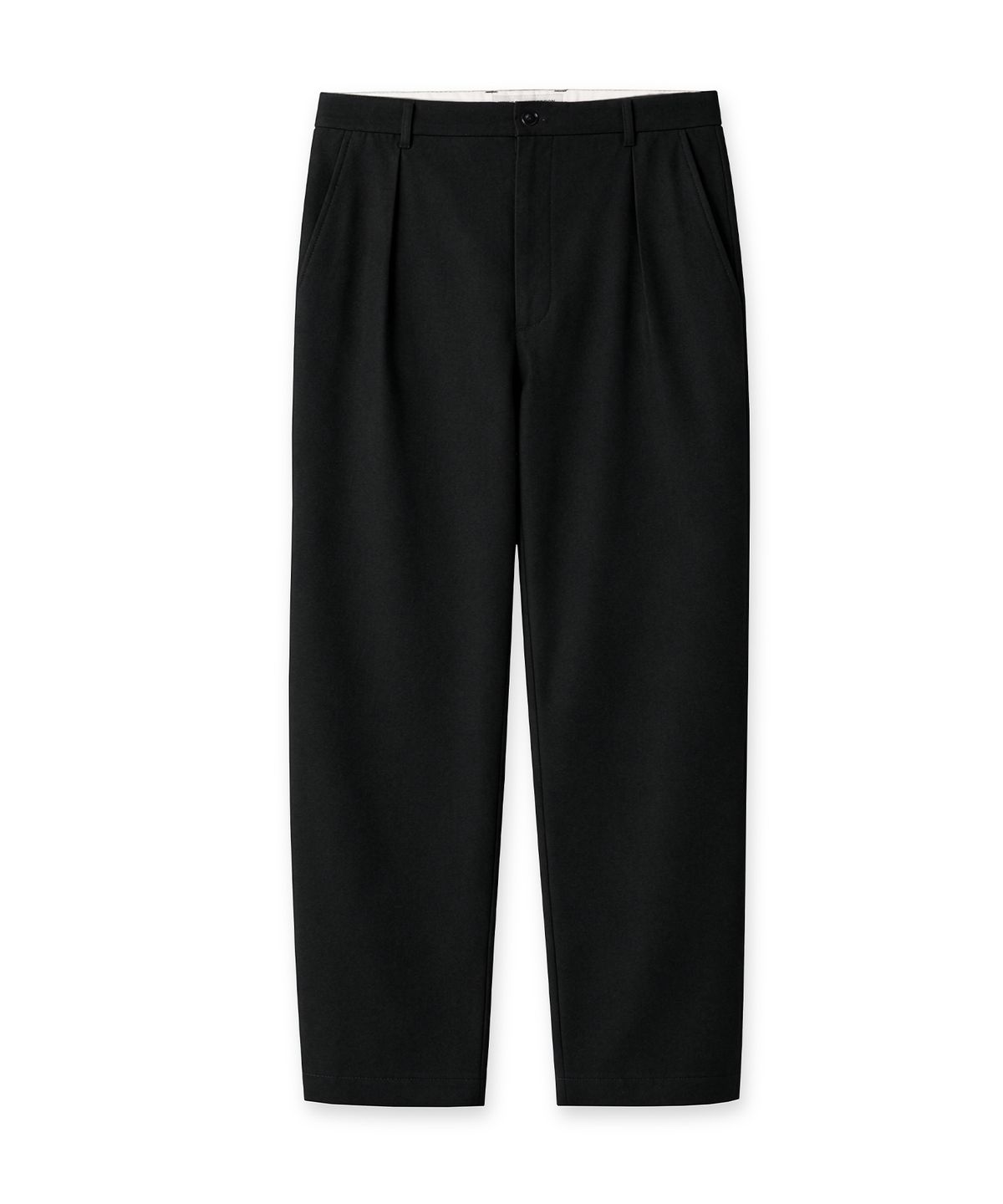 에든버러클럽(EDINBURGH CLUB) ONE-TUCK CHINO PANTS (BLACK)