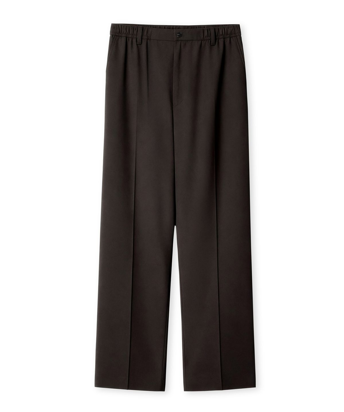 에든버러클럽(EDINBURGH CLUB) SUMMER T/R BAND-WAIST SLACKS (BROWN)