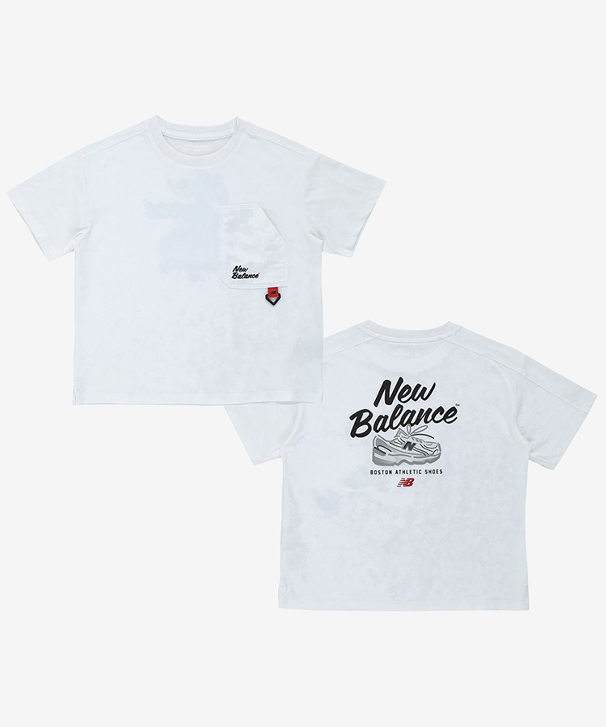 뉴발란스 키즈(NEWBALANCEKIDS) NBSC_아동 포켓 포인트 반팔 티셔츠 NK9EG2771U10