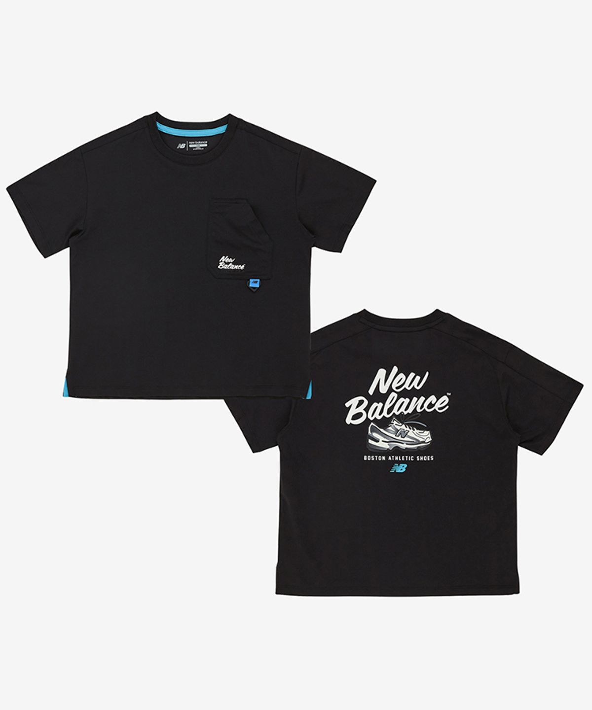 뉴발란스 키즈(NEWBALANCEKIDS) NBSC_아동 포켓 포인트 반팔 티셔츠 NK9EG2771U19