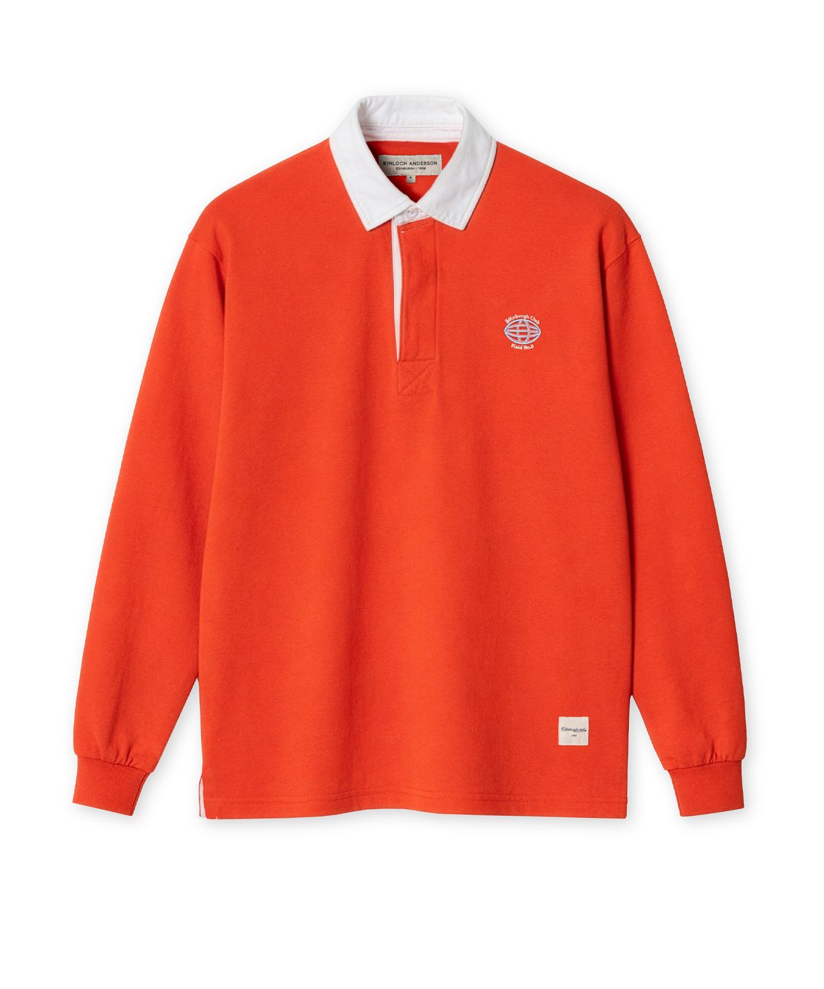 에든버러클럽(EDINBURGH CLUB) CLASSIC SOLID RUGBY T-SHIRT (RED)