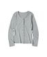 W PUNCHING CARDIGAN [GRAY]