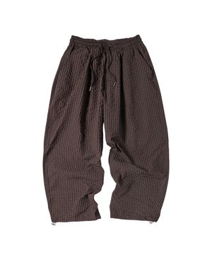 NINOZ CHECK PANTS [BROWN]