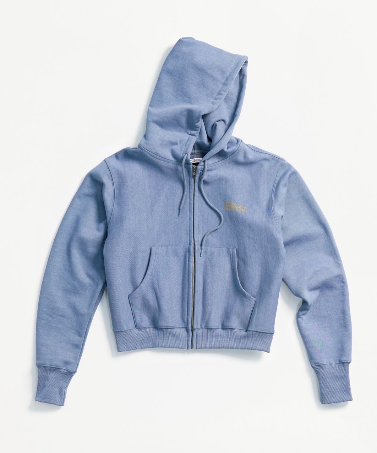 씨씨씨에스(CCCS) BLUE NEAT SCRIPT HOODIE ZIP-UP (W)