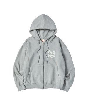 NINOZ HOOD ZIP-UP [GRAY]