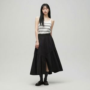 언발 셔링 롱 스커트 AS1WS262