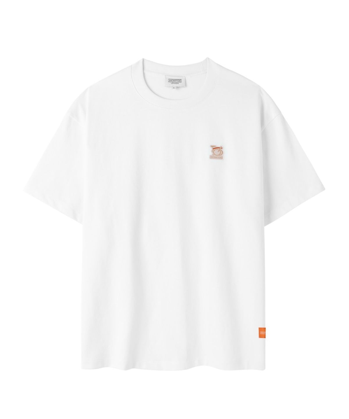 브롬톤 런던(BROMPTON LONDON) BICYCLE WAPPEN HALF SLEEVE T-SHIRT - WHITE (P262UTS130)