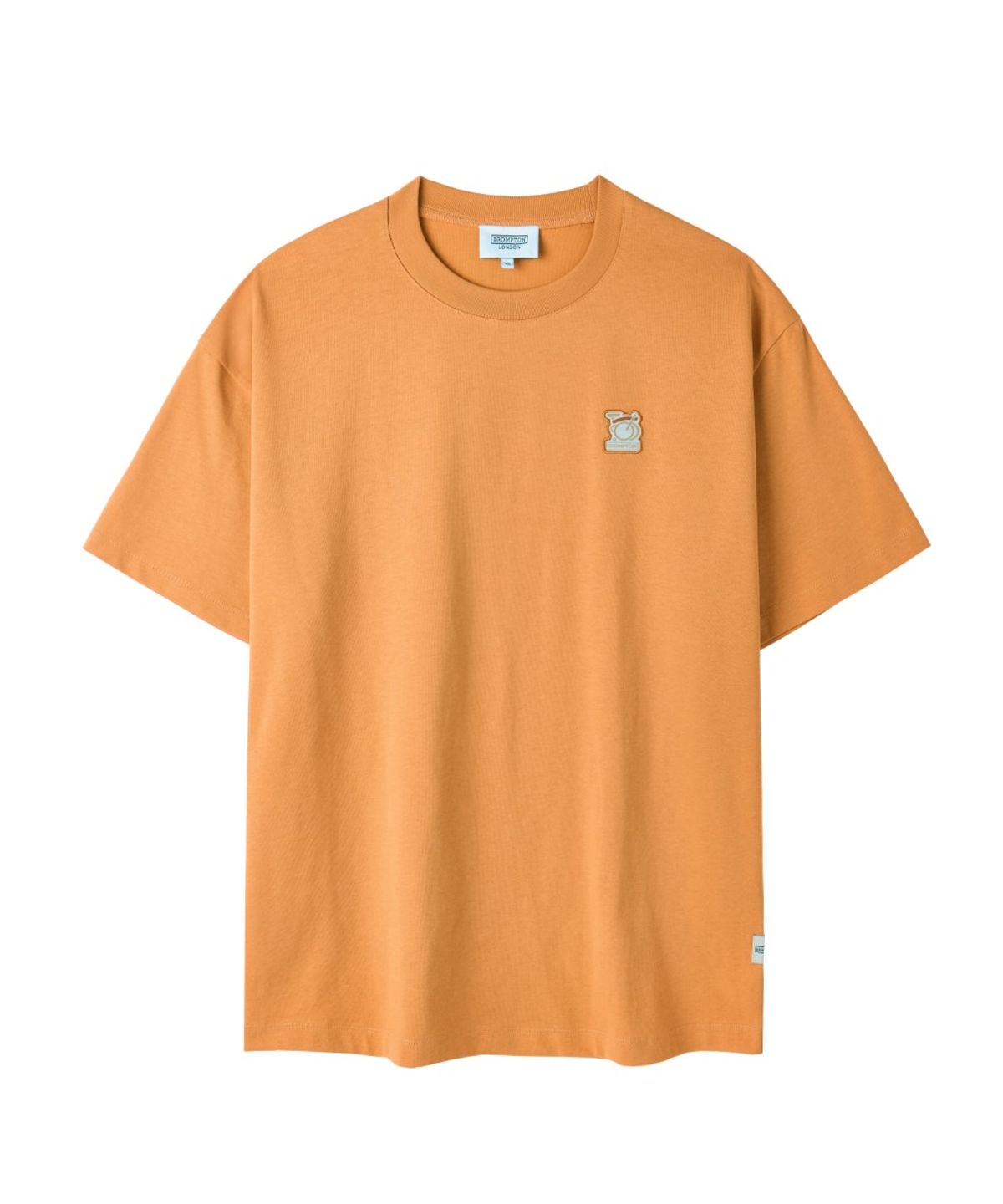 브롬톤 런던(BROMPTON LONDON) BICYCLE WAPPEN HALF SLEEVE T-SHIRT - ORANGE (P262UTS130)
