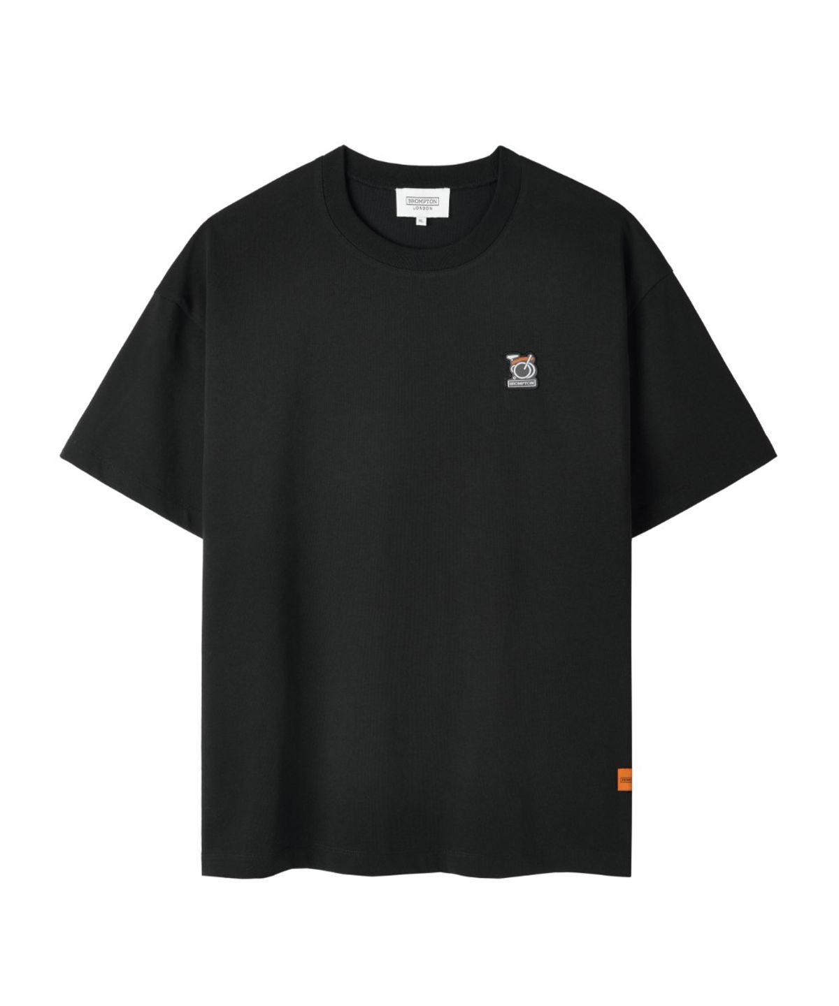 브롬톤 런던(BROMPTON LONDON) BICYCLE WAPPEN HALF SLEEVE T-SHIRT - BLACK (P262UTS130)