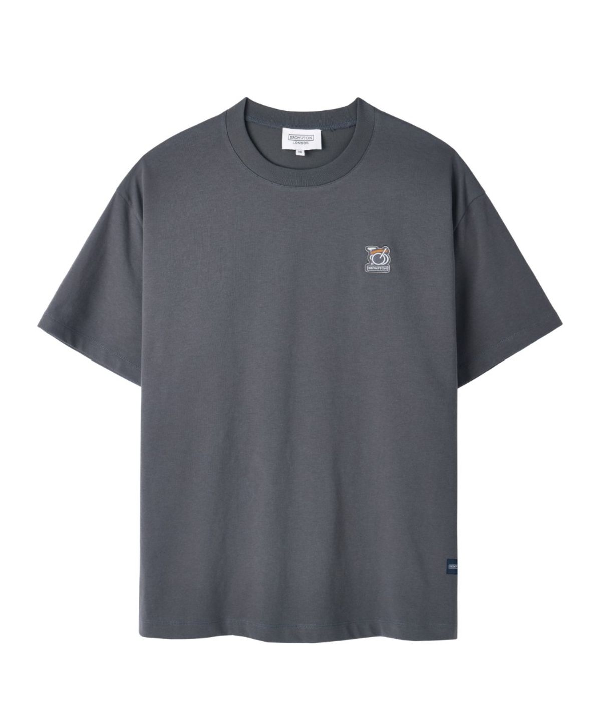 브롬톤 런던(BROMPTON LONDON) BICYCLE WAPPEN HALF SLEEVE T-SHIRT - C/GREY (P262UTS130)