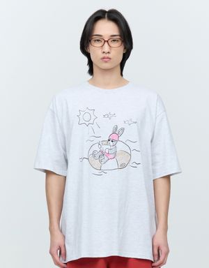 MELGE DOODLE VACATION HF-T (ASH GREY)