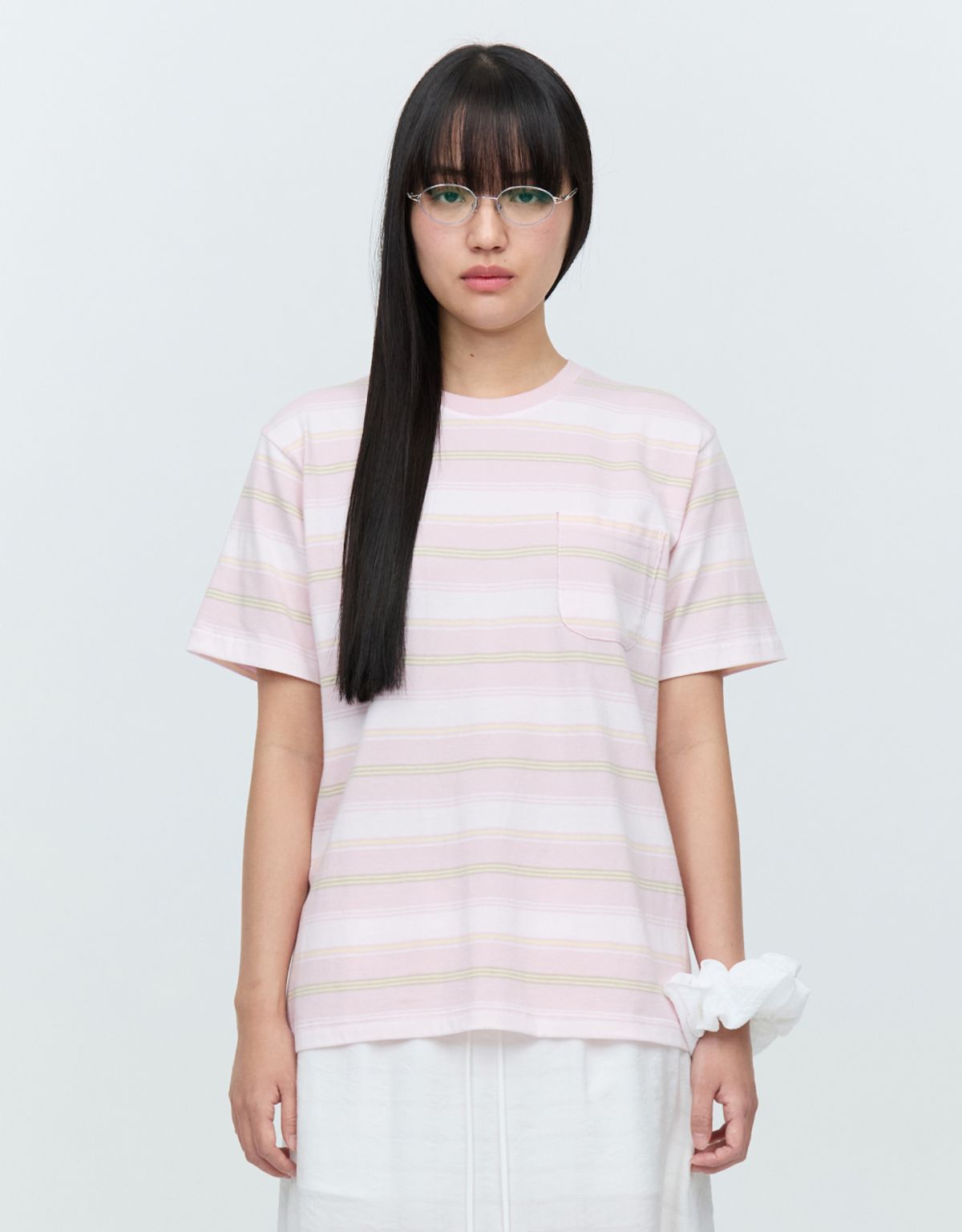 엠엠엘지(MMLG) VARIED STRIPE HF-T (PINK)