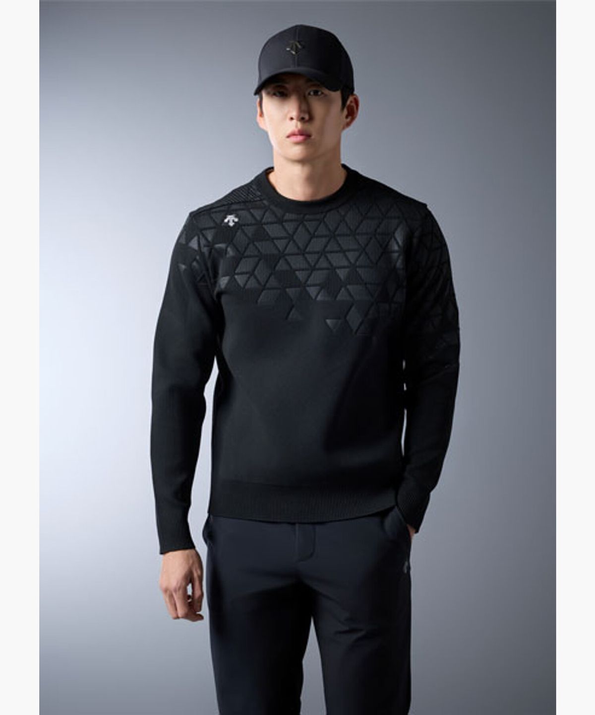 데상트 골프(DESCENTE GOLF) 남성 엔지니어드 풀오버  DR11MFKP24