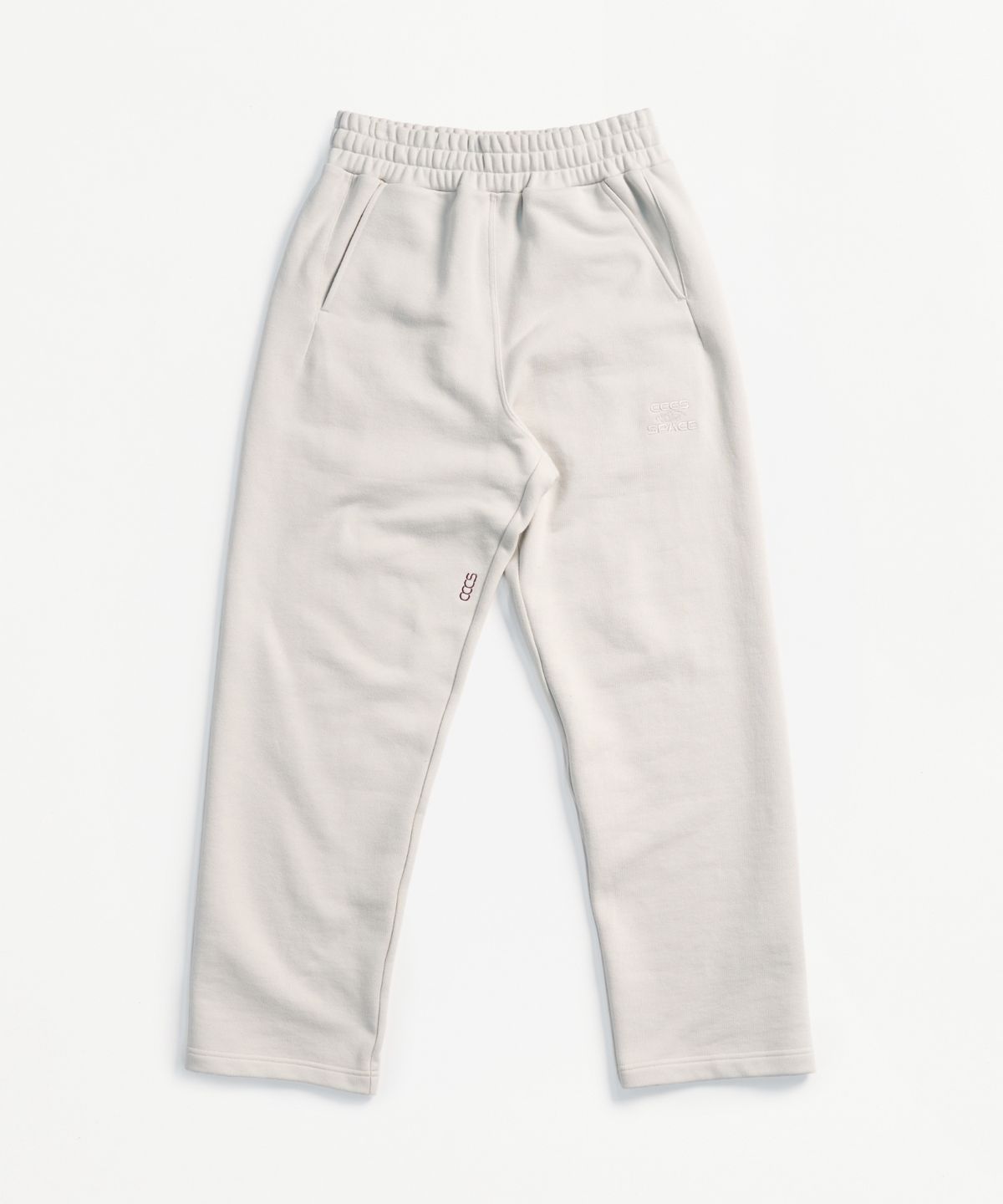 씨씨씨에스(CCCS) LIGHT GREY SPACE LOGO SWEATPANTS