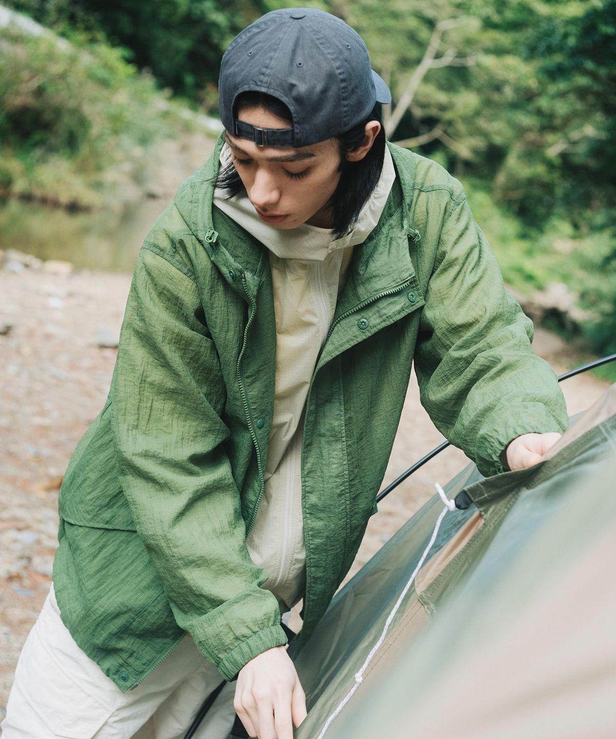 디오디(DOD) 스케스케 방충 자켓(GREEN)