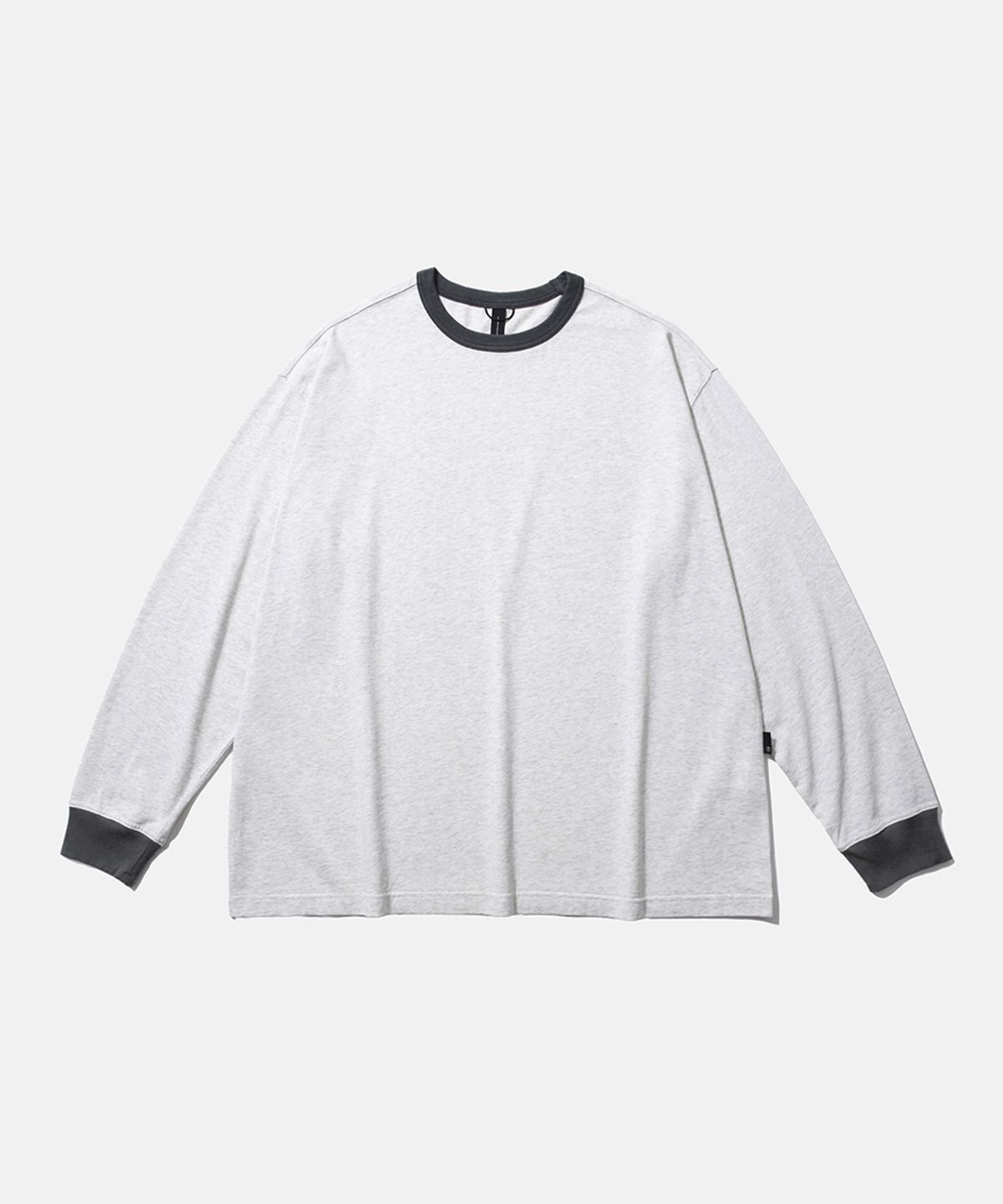 모이프(MOIF) [SS26] RINGER L/S TEE / LIGHT HEATHER GRAY