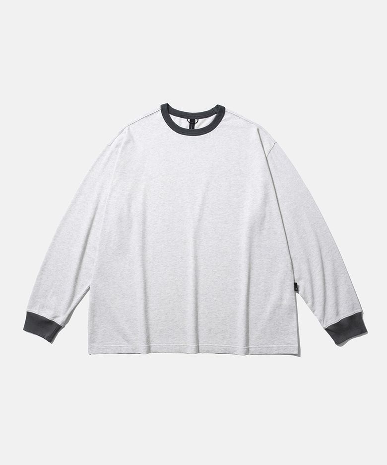 [SS26] RINGER L/S TEE / LIGHT HEATHER GRAY