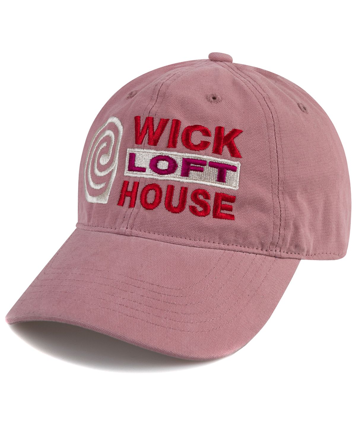 윅(WICK) e LOFT HOUSE 캔버스 볼캡-핑크