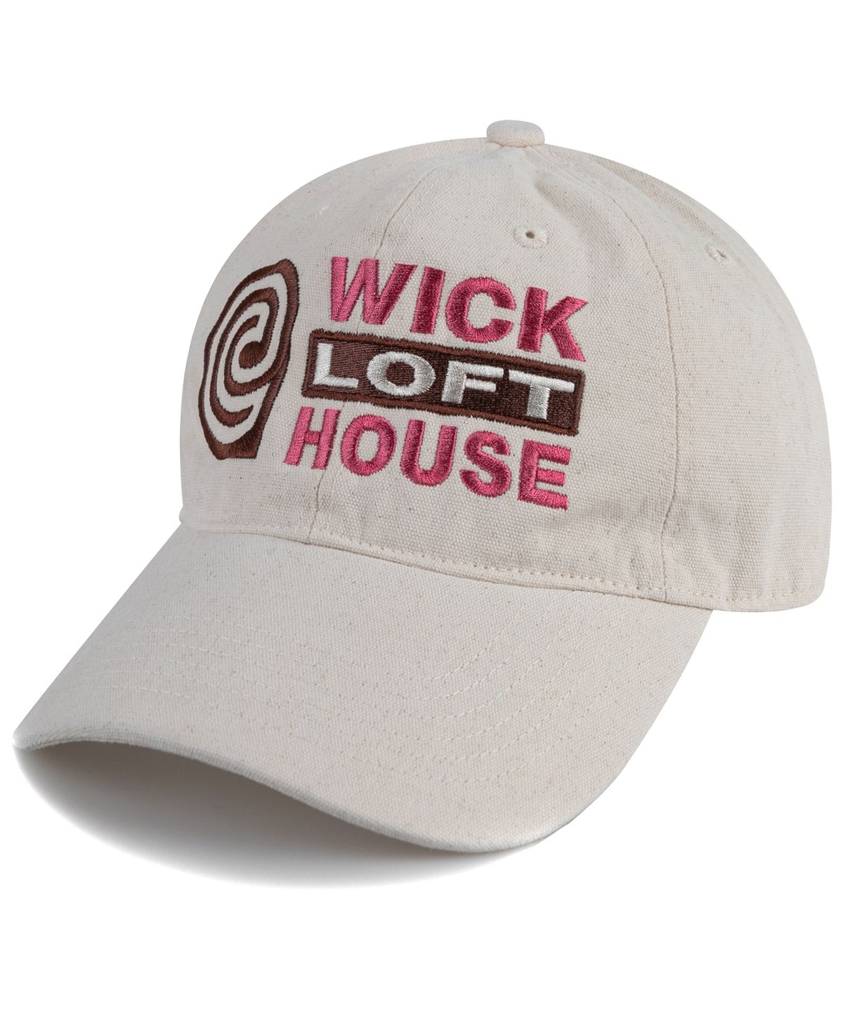 윅(WICK) e LOFT HOUSE 캔버스 볼캡-오트밀