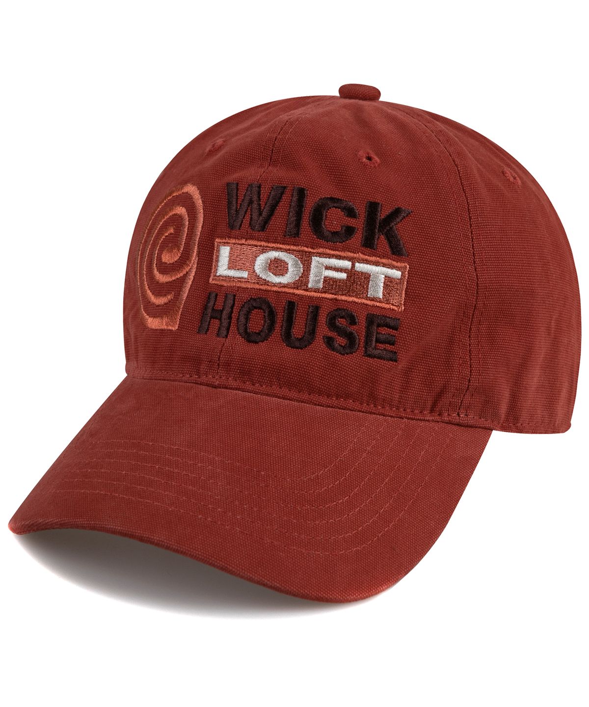 윅(WICK) e LOFT HOUSE 캔버스 볼캡-브릭