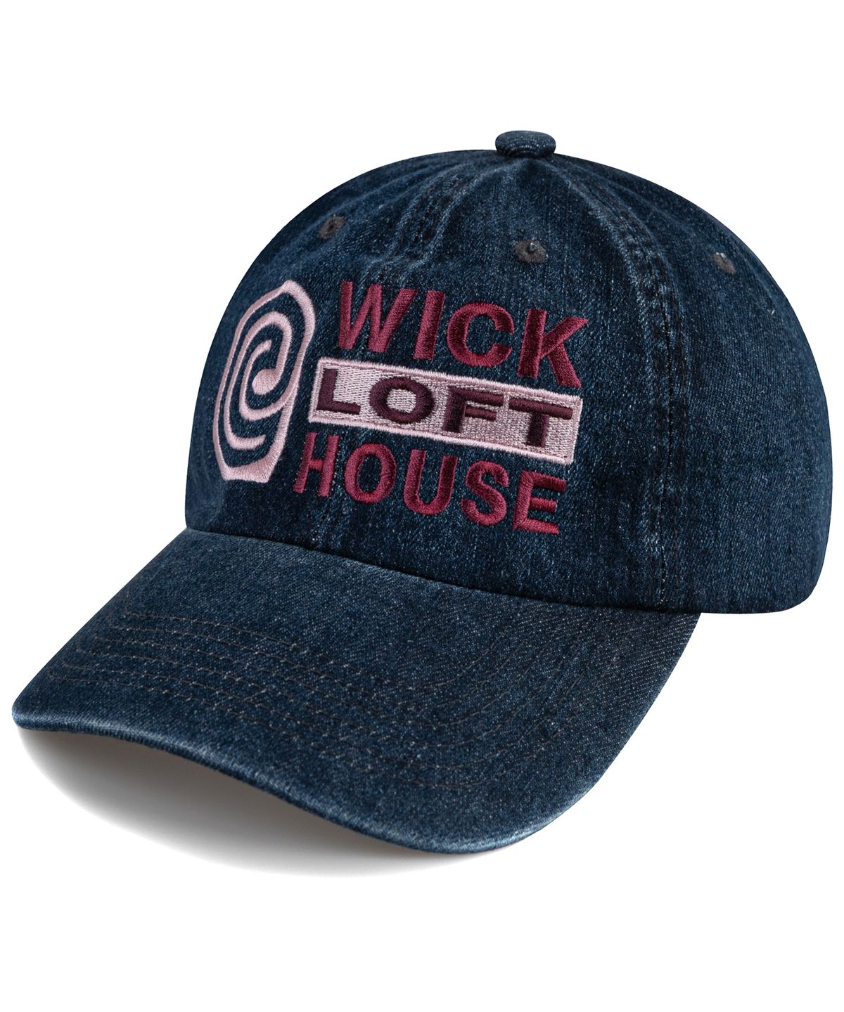 윅(WICK) e LOFT HOUSE 데님 볼캡-인디고 데님