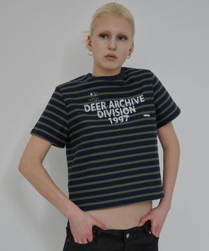 아카이브 1997 스트라이프 티셔츠 (그린)