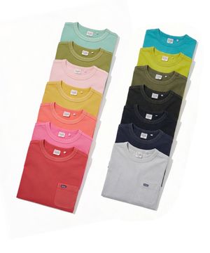 [17COLOR] 워시드 베이직 포켓 반팔 티셔츠