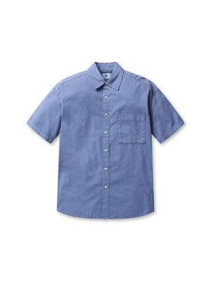 남성 가먼트다잉 반팔 셔츠_PHF2WC1143