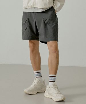 하일론 액티브 키네티쿨 카고 반바지 [차콜]_HF2PT080