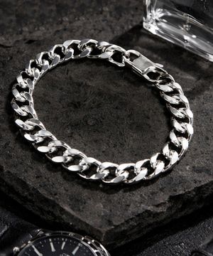 써지컬스틸 체인팔찌 p001_silver