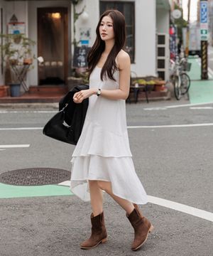 세이블 프릴 칸칸 나시 원피스_61ON1546