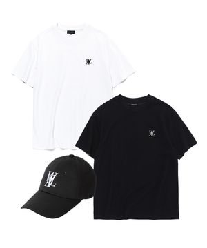 [SET] Deep signature logo ball cap & OG Basic T-shirt (2colors)