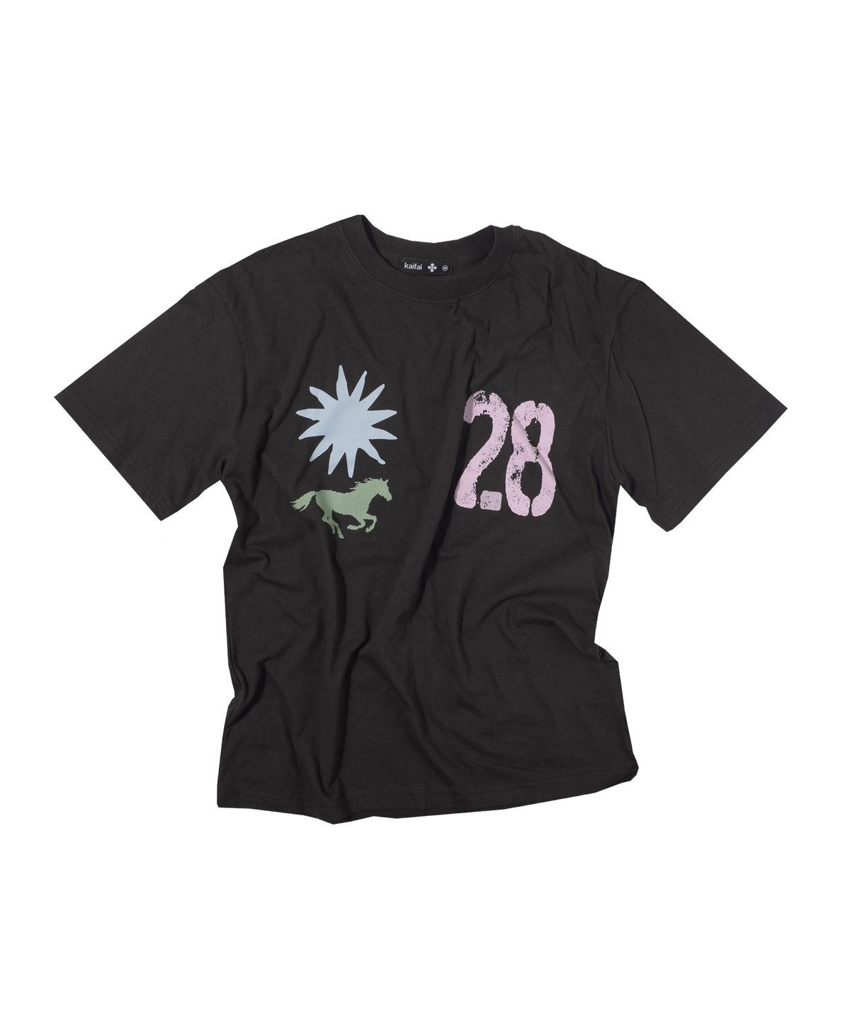 카이파이(KAIFAI) 프리비 반소매 티셔츠 (딥 차콜) K26QB227