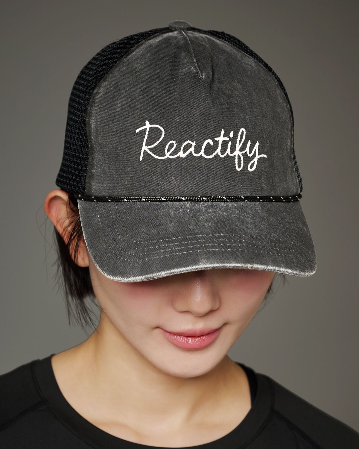 리액티파이(REACTIFY) Signature Logo Mesh Cap