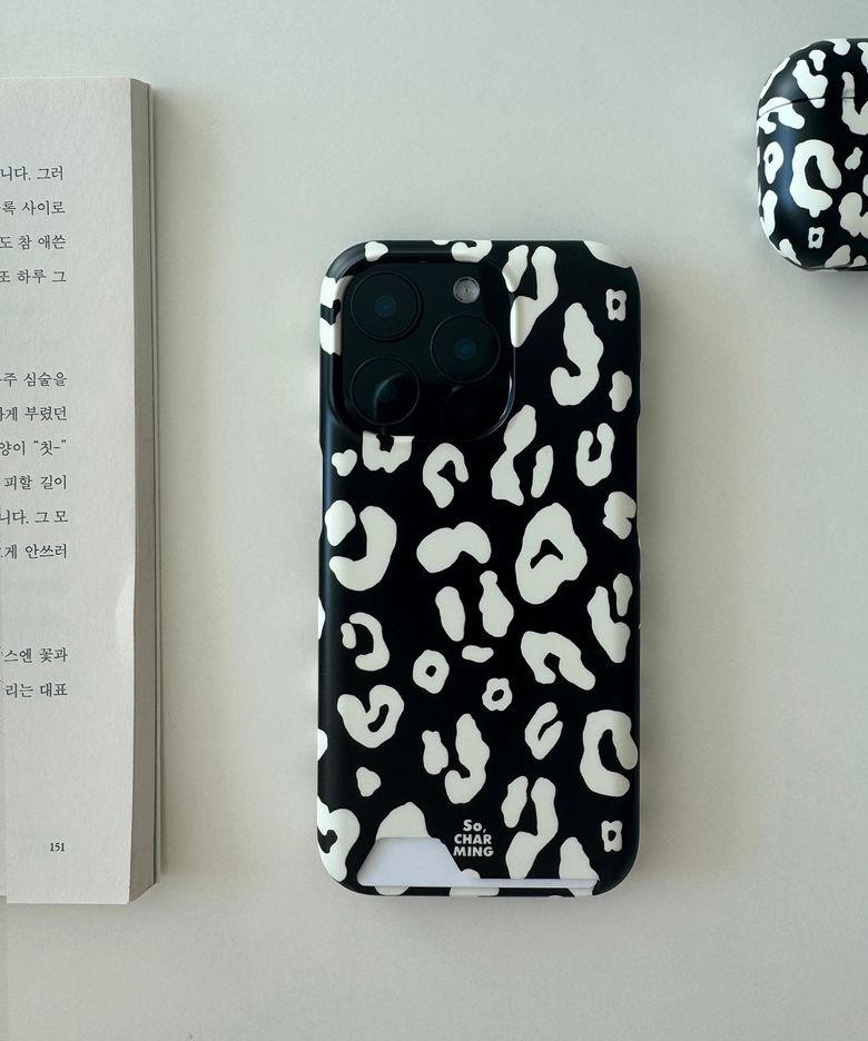 [폰케이스] Leopard bk
