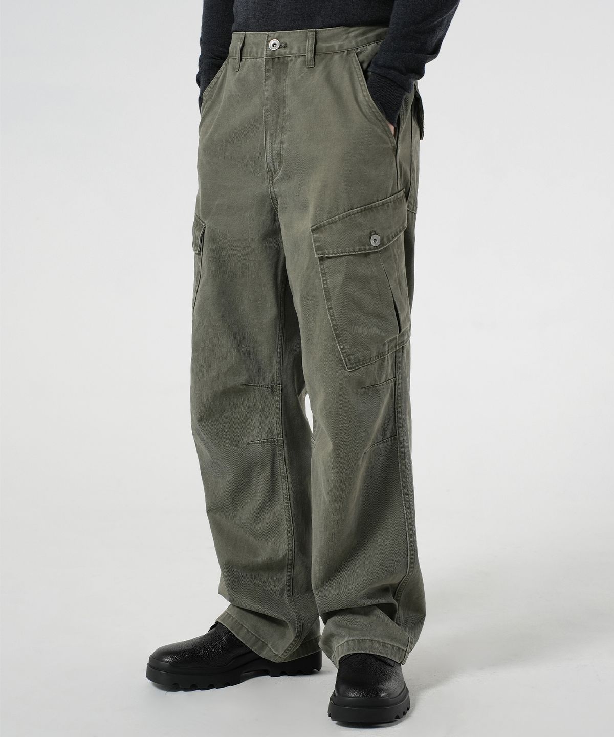 브랜디드(BRANDED) UNIFORM CARGO PANTS [KHAKI]