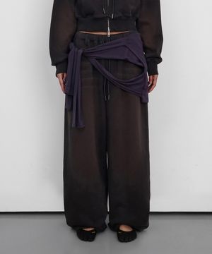 Washed Overfit Sweatpants_Charcoal