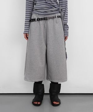Bermuda Sweat Shorts_Melange Grey