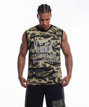 리프트 카모 매쉬 슬리브리스 (Khaki Camo)