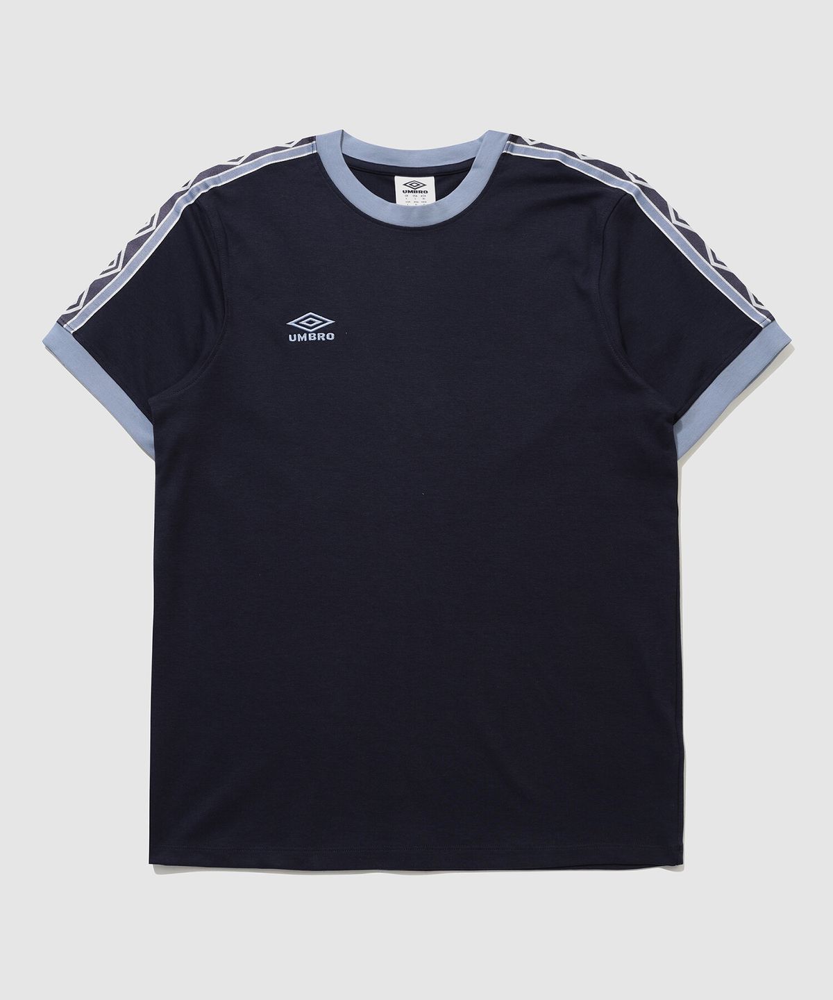 엄브로(UMBRO) NQ 테이프 반팔 티셔츠 네이비 UR111CRS32