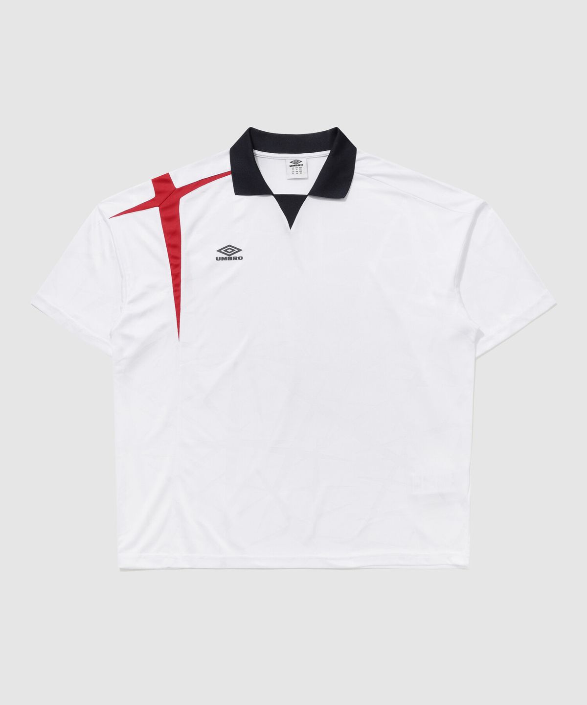 엄브로(UMBRO) NQ 박시 반팔 풋볼 셔츠 화이트 UR111CRJ31
