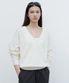 Rosh Deep V-Neck Knit - Ivory